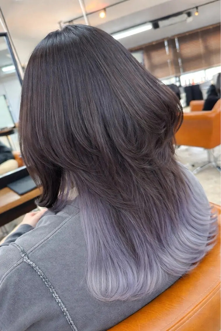 ミディアム カラー ヘアカラー 🌿佐山 絵梨佳🌿 Recharme新保のヘアスタイル