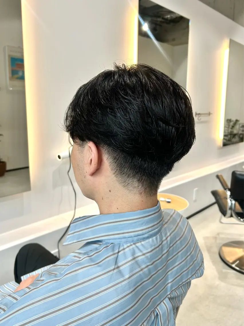 パーマ メンズ カット パーマ 鈴木 よつはのヘアスタイル
