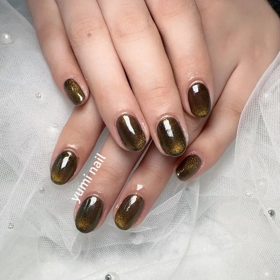 ネイル ハンドネイル 𝐲𝐮𝐦𝐢🎀 長さ出しデザイン専門のネイルデザイン