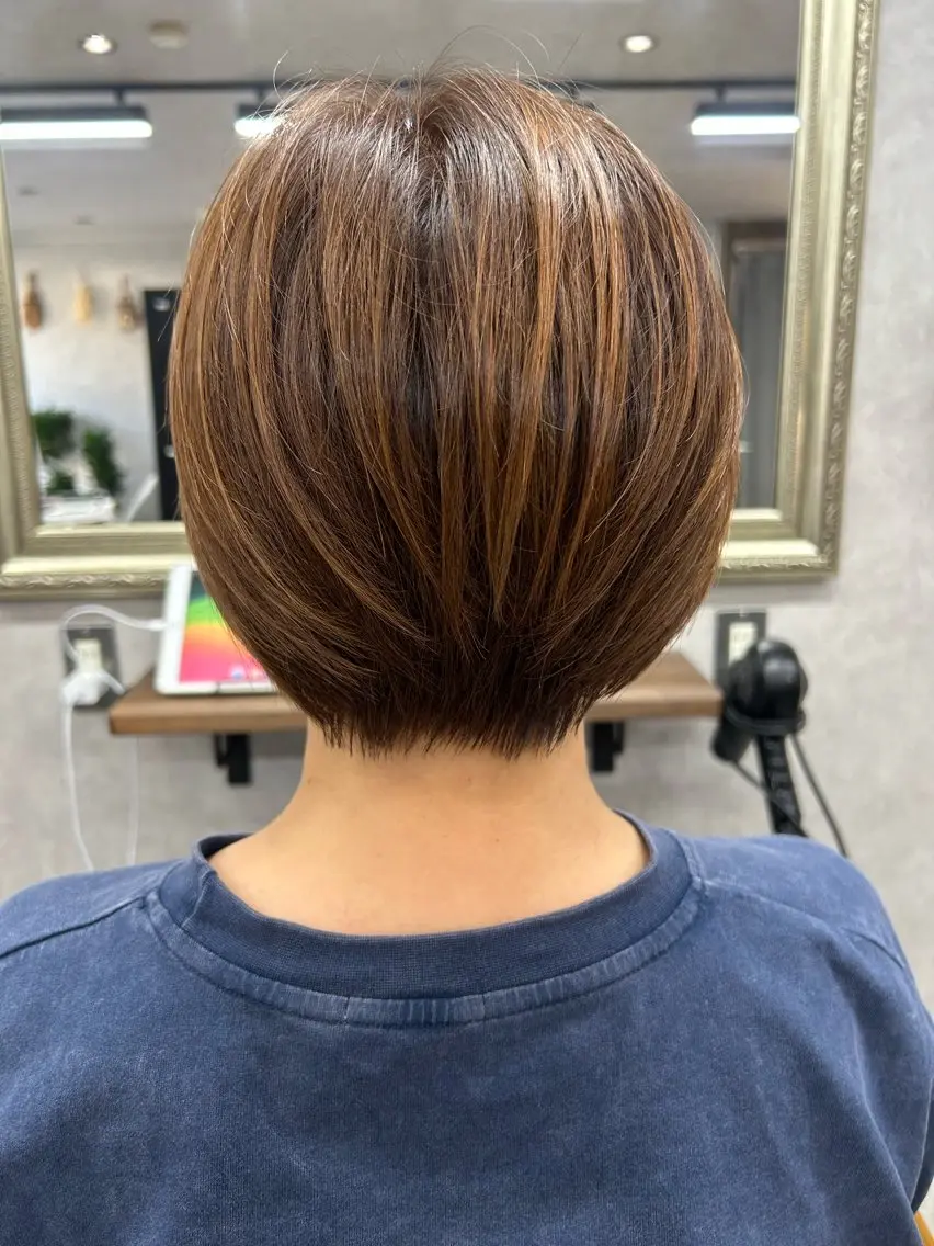 ショート カラー Lien 深井店のヘアスタイル