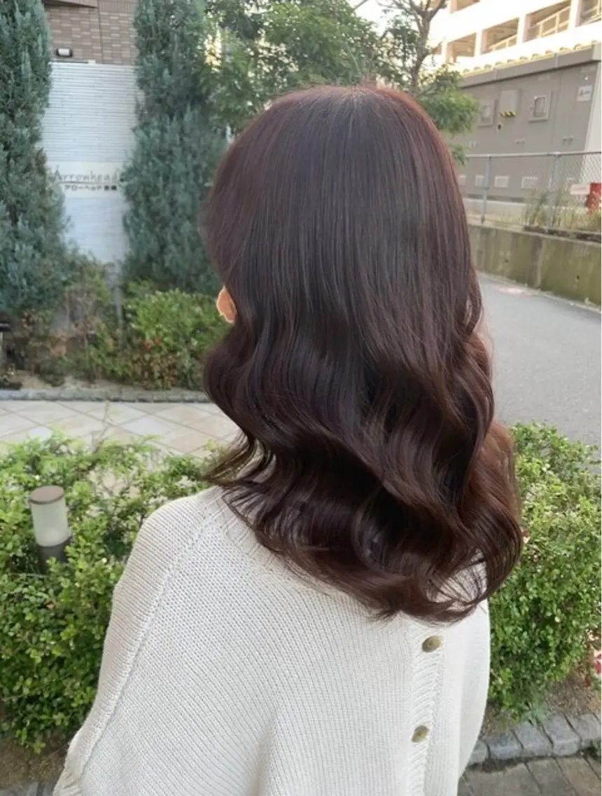 カラー ヘアカラー 艶髪🥣透明感カラー 🫧前田奈津実のヘアスタイル