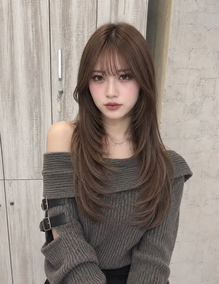 ロング カラー カット トリートメント ✨髪質改善カラー✨ ななみのヘアスタイル