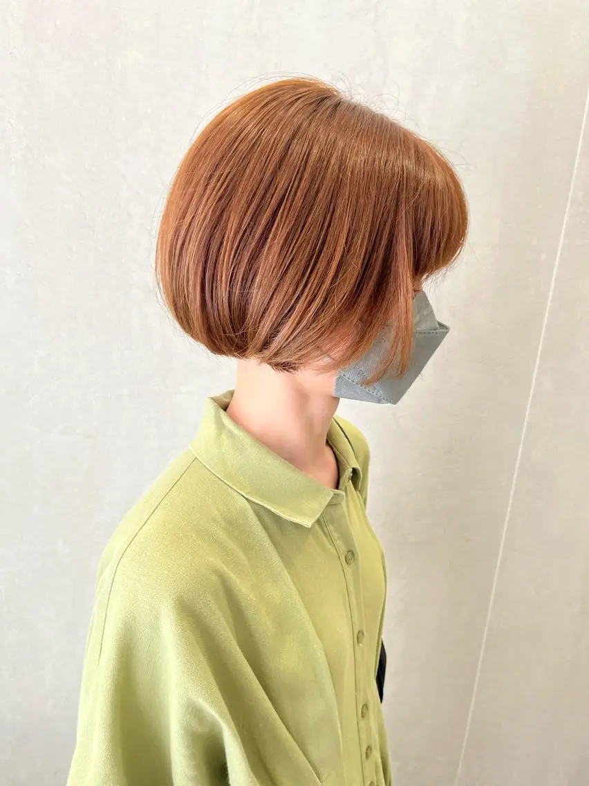 ショート カラー カット ヘアカラー 五味優莉🫧 ͛.* 似合わせ/レイヤーのヘアスタイル