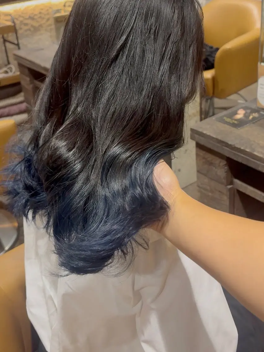 セミロング カラー ヘアアレンジ カット ヘアカラー 名駅/垢抜けカラー/ 髪質改善/リナ♡のヘアスタイル