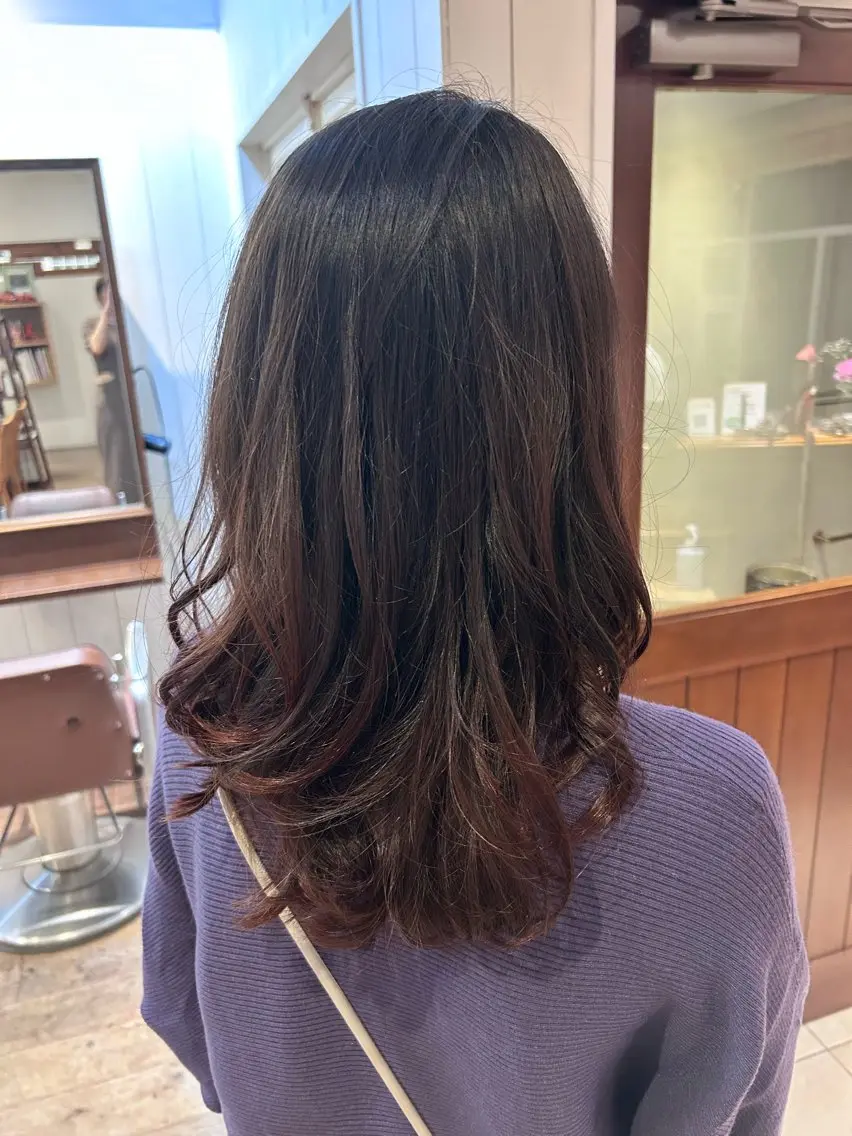 ミディアム パーマ ミディアムパーマ PIS/ NAHOのヘアスタイル