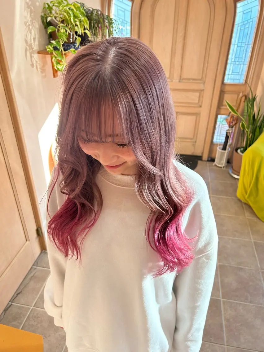 ロング カラー mayu .のヘアスタイル