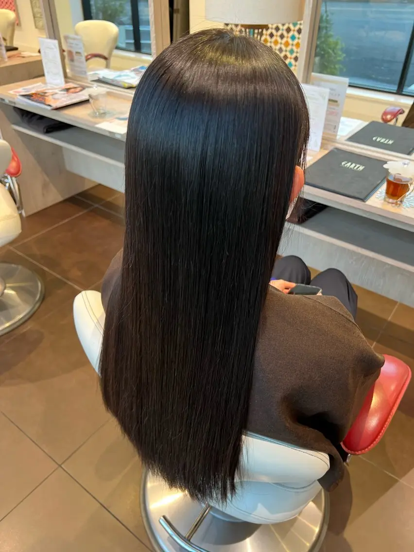 ロング 縮毛矯正 諸橋 陸斗のヘアスタイル