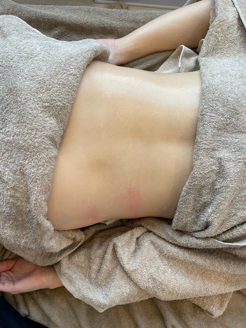 半身リンパマッサージの写真