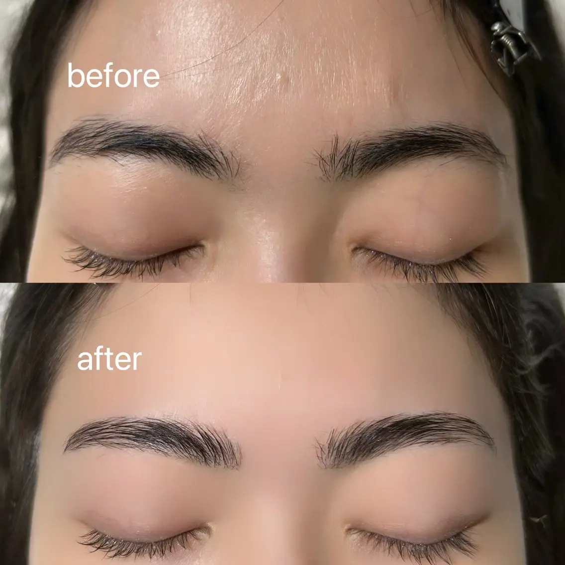 アイブロウ ハリウッドブロウリフト mofu harukaのマツエク・マツパデザイン