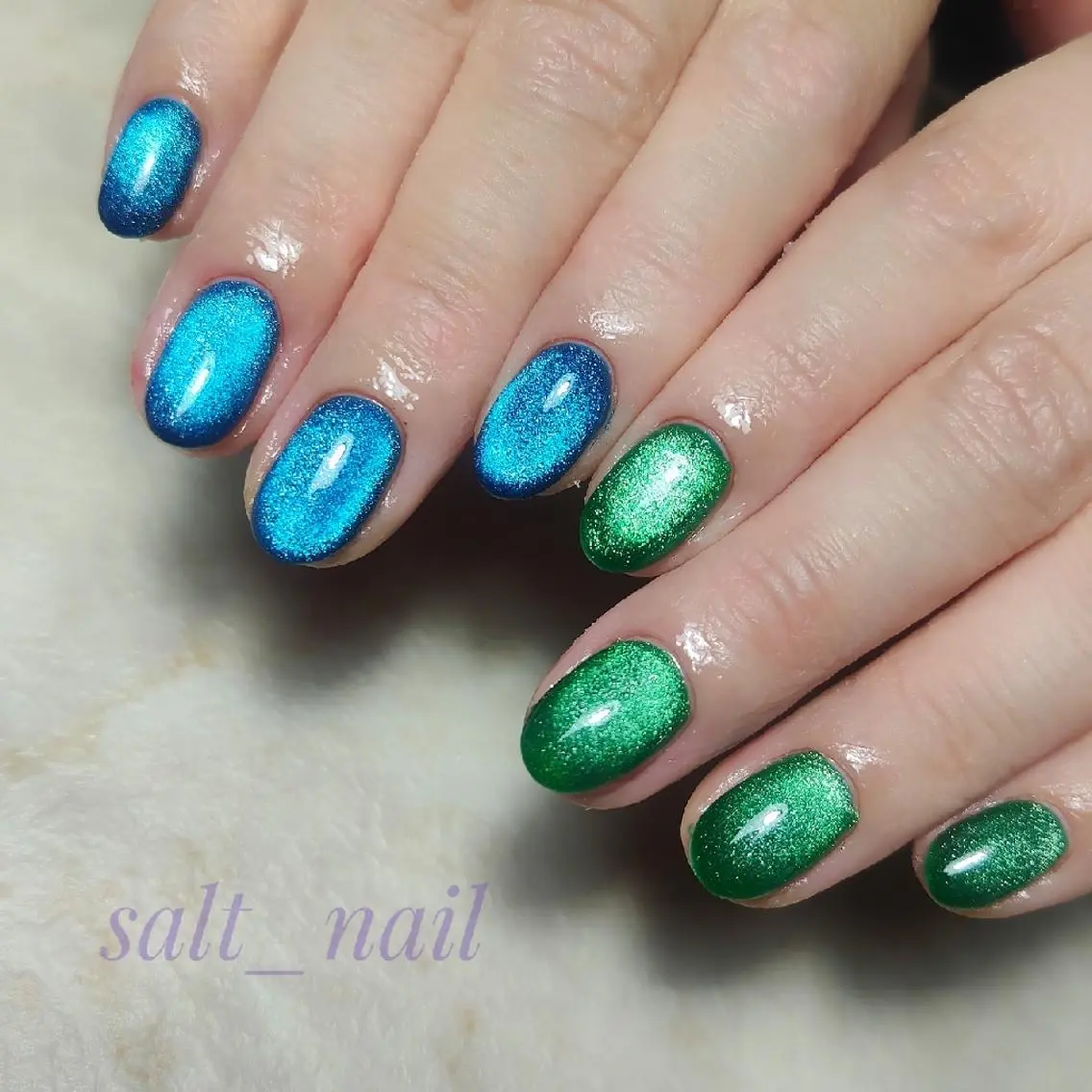 ネイル マグネットネイル 個人サロン saltnailのネイルデザイン