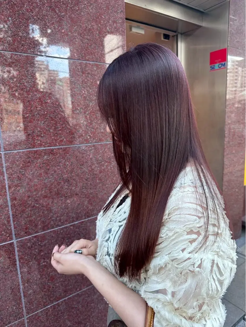 ロング ヘアカラー トリートメント かのん /ボブ特化/大阪梅田のヘアスタイル