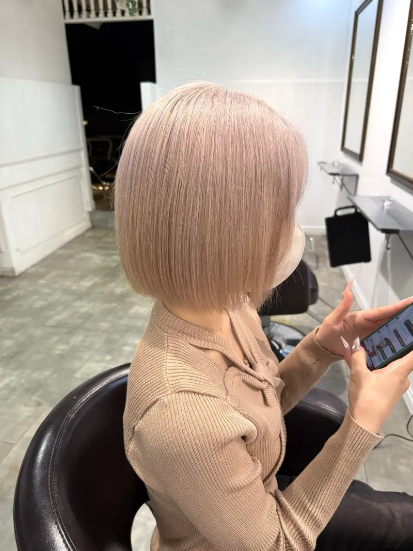 カラー ハイトーン✨髪質 改善🌈🫧RYOのヘアスタイル