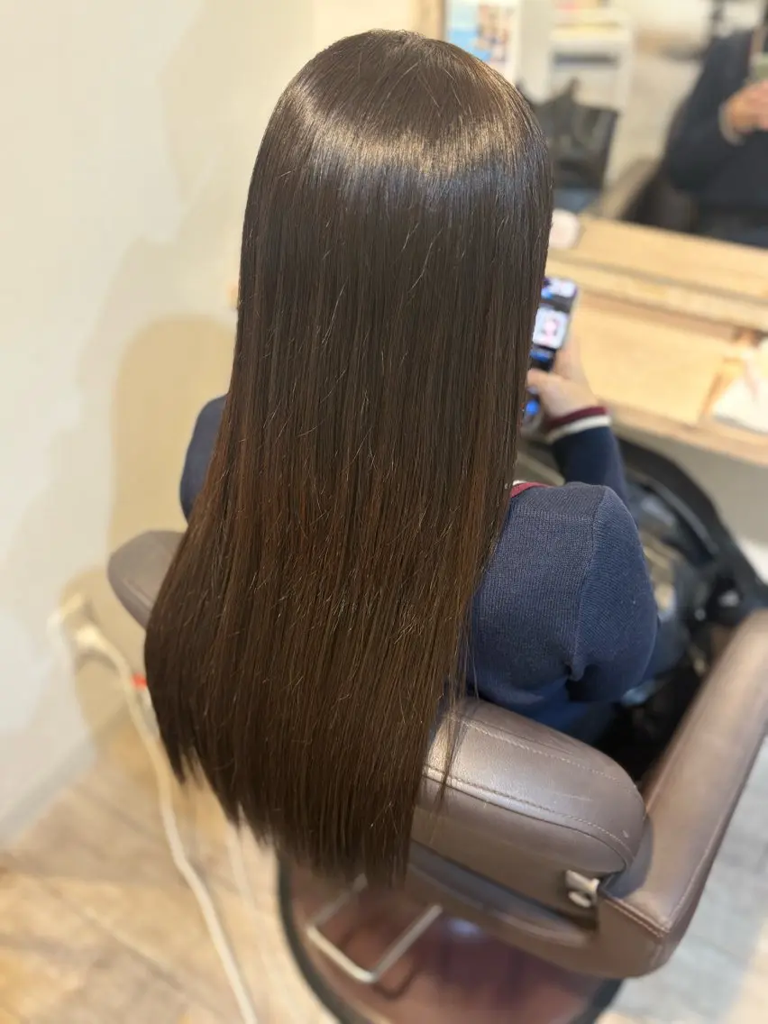 ロング エクステ LARME あんじゅのヘアスタイル