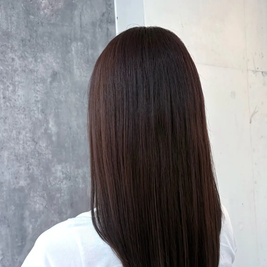 ロング カラー カット ヘアカラー トリートメント ワンカラー　髪質改善 ブリーチ　武田さくらのヘアスタイル