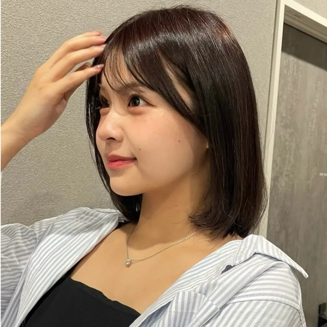 ミディアム カラー ヘアカラー トリートメント 福岡美髪矯正/ KAEDEのヘアスタイル