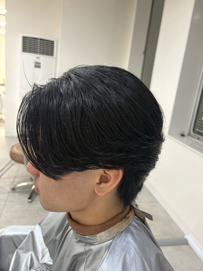 ミディアム カット 縮毛矯正 ヒューネスト千葉 YUYAのヘアスタイル
