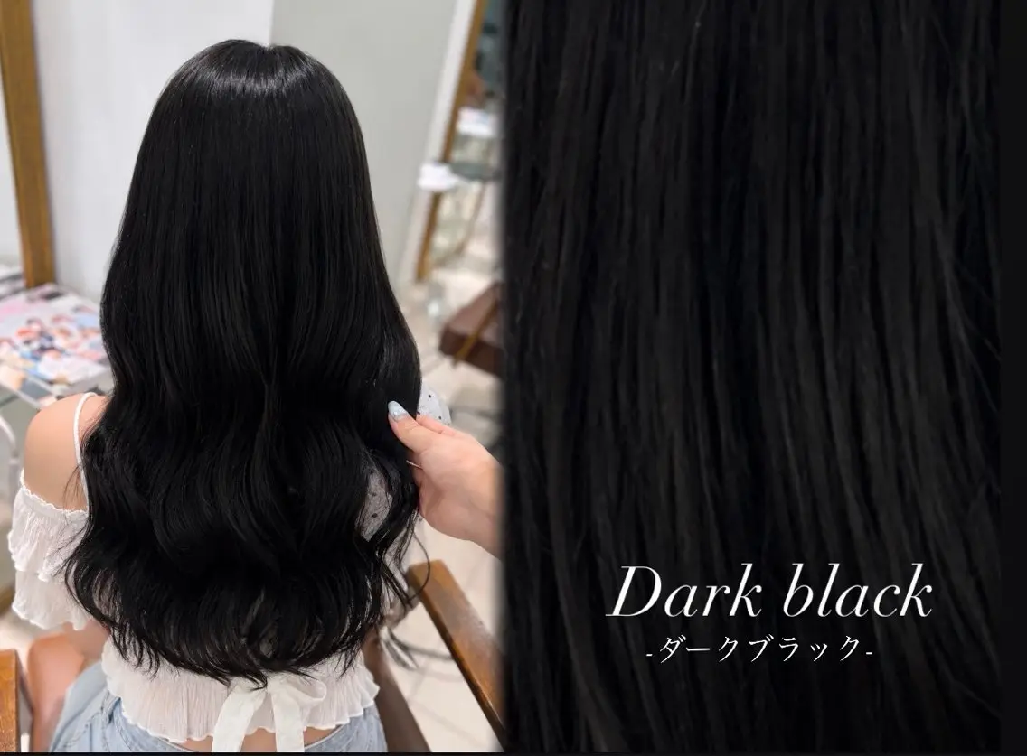 ロング ヘアカラー トリートメント 巻ける🫧縮毛矯正 💞はな🎀のヘアスタイル