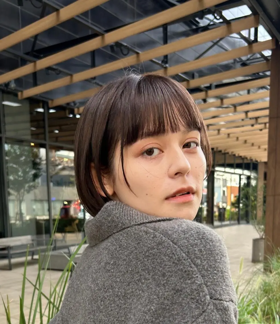 🌈デザインカット+オーガニックカラー+前処理ケラチントリートメント🍀 ✨の写真