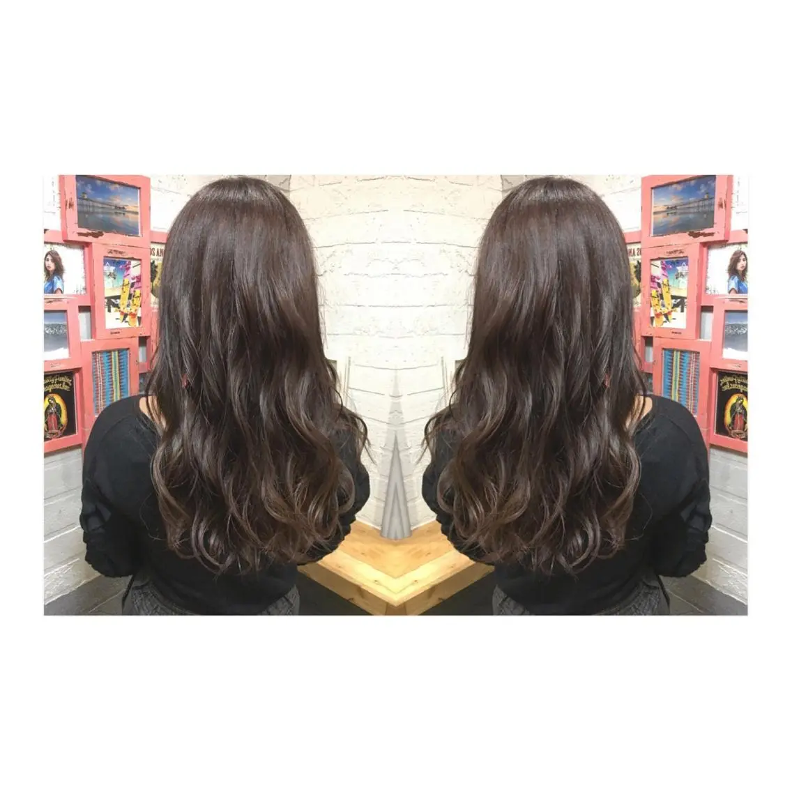 ミディアム カラー ベージュカラー ピンクカラー ピンクベージュ メンズhair /こえびのヘアスタイル