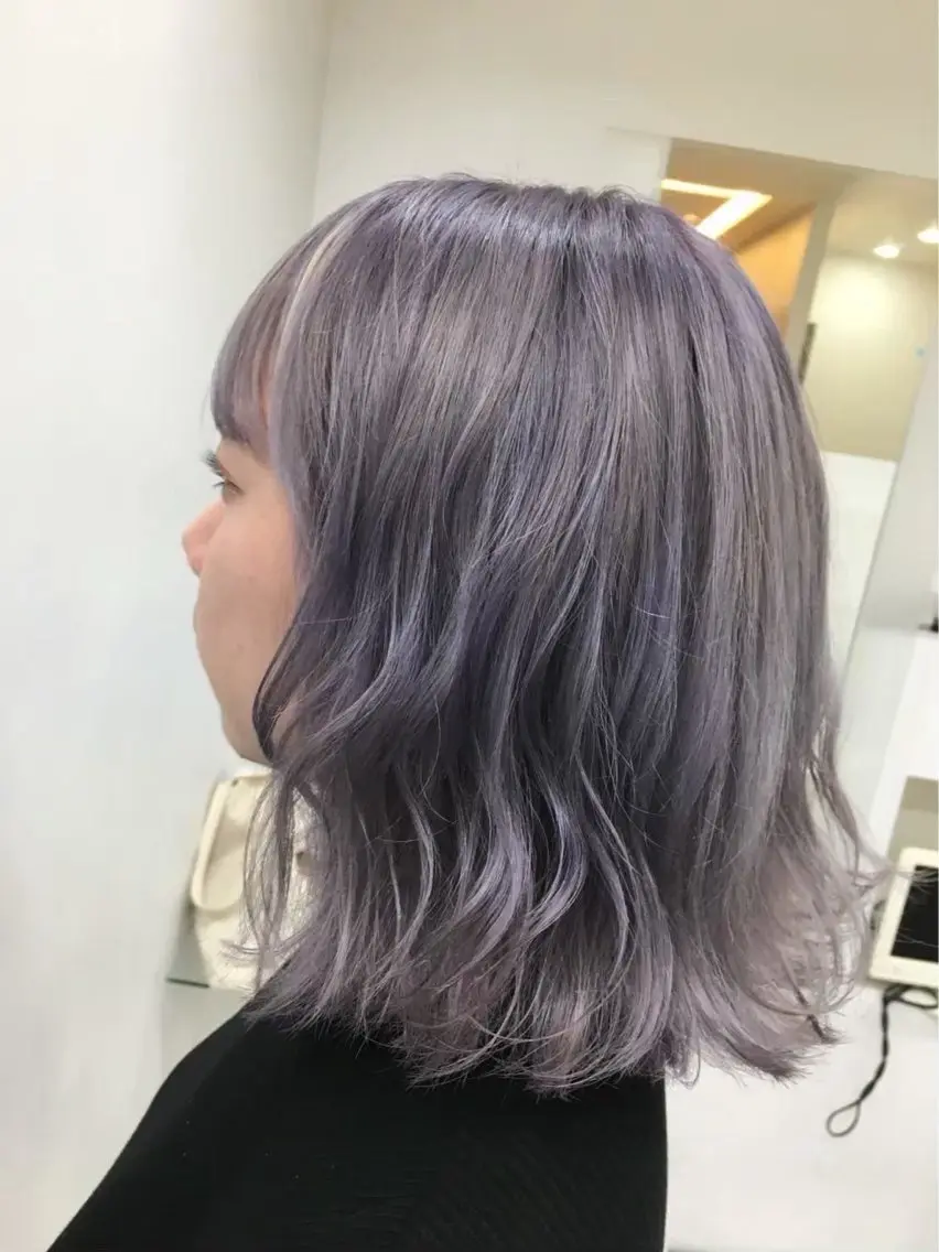 セミロング カラー 🍓流行艶髪感カラー HAL🎀ིྀのヘアスタイル