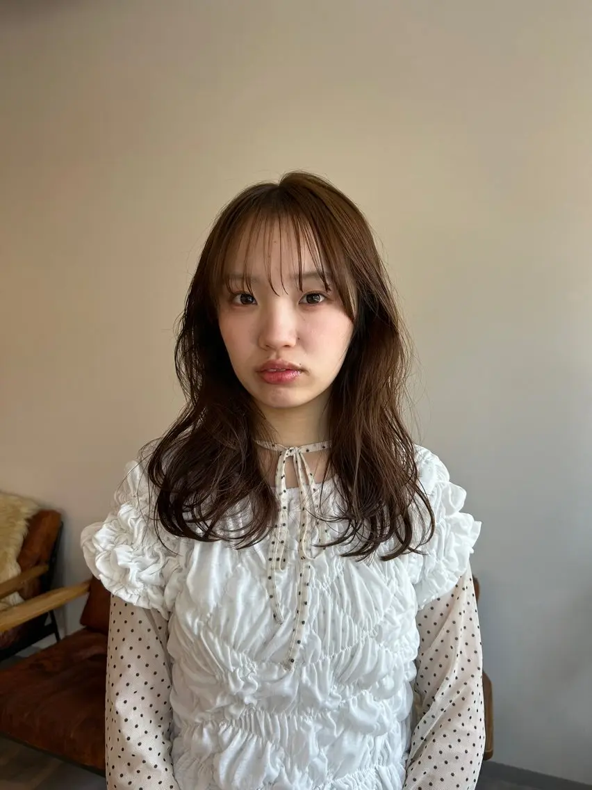 セミロング 美髪/ヘアケア🎀 梅田‎🤍sayaのヘアスタイル