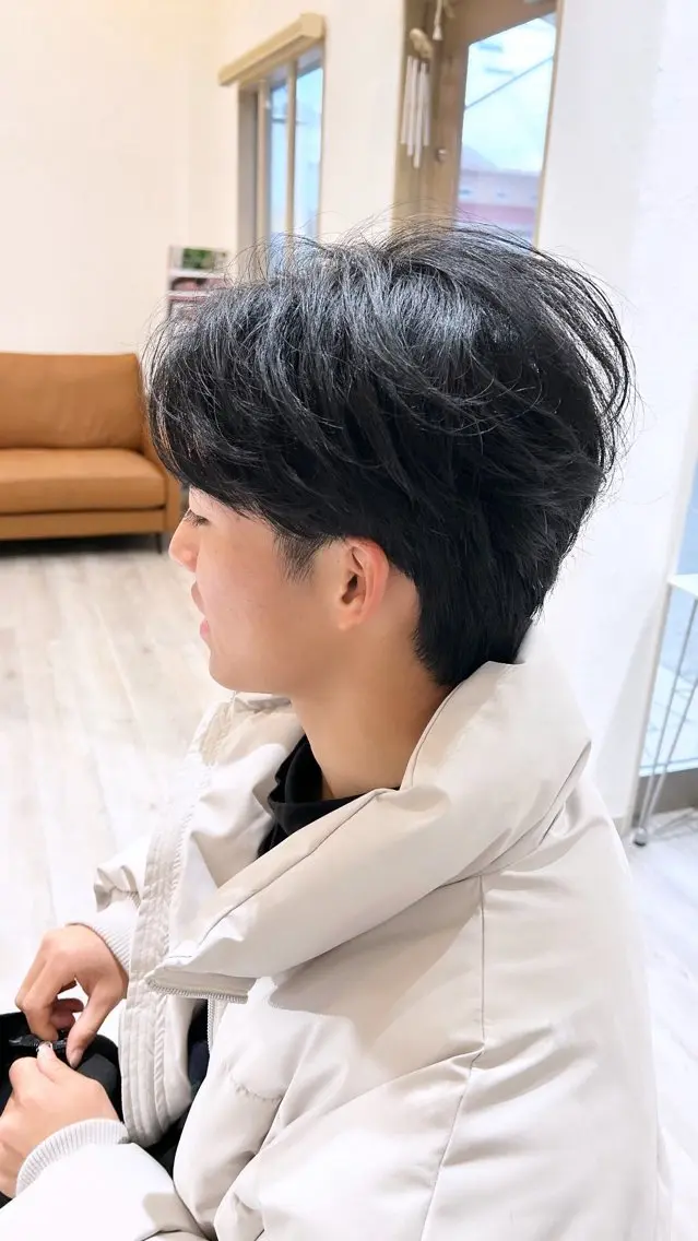 ショート パーマ 堀 大輔のヘアスタイル