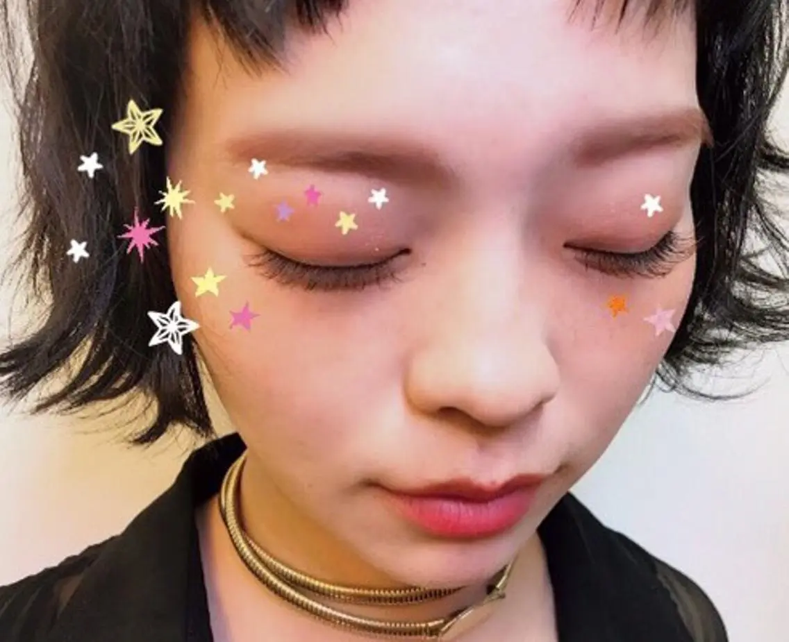 マツエク・マツパ Cカール カラーマツエク Béni ビニーのマツエク・マツパデザイン