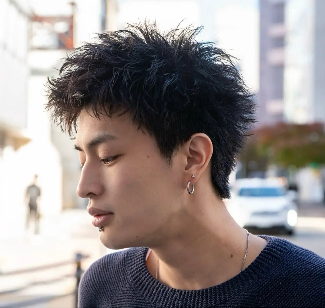 ショート ショートヘア メンズカット 宗像 快歩のヘアスタイル