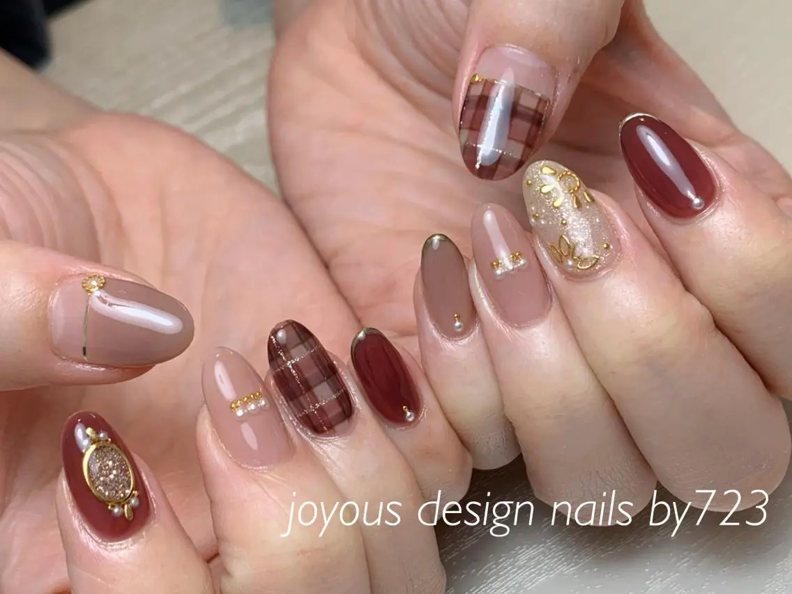 ネイル 持ち込み ハンドネイル jdn natsumiのネイルデザイン