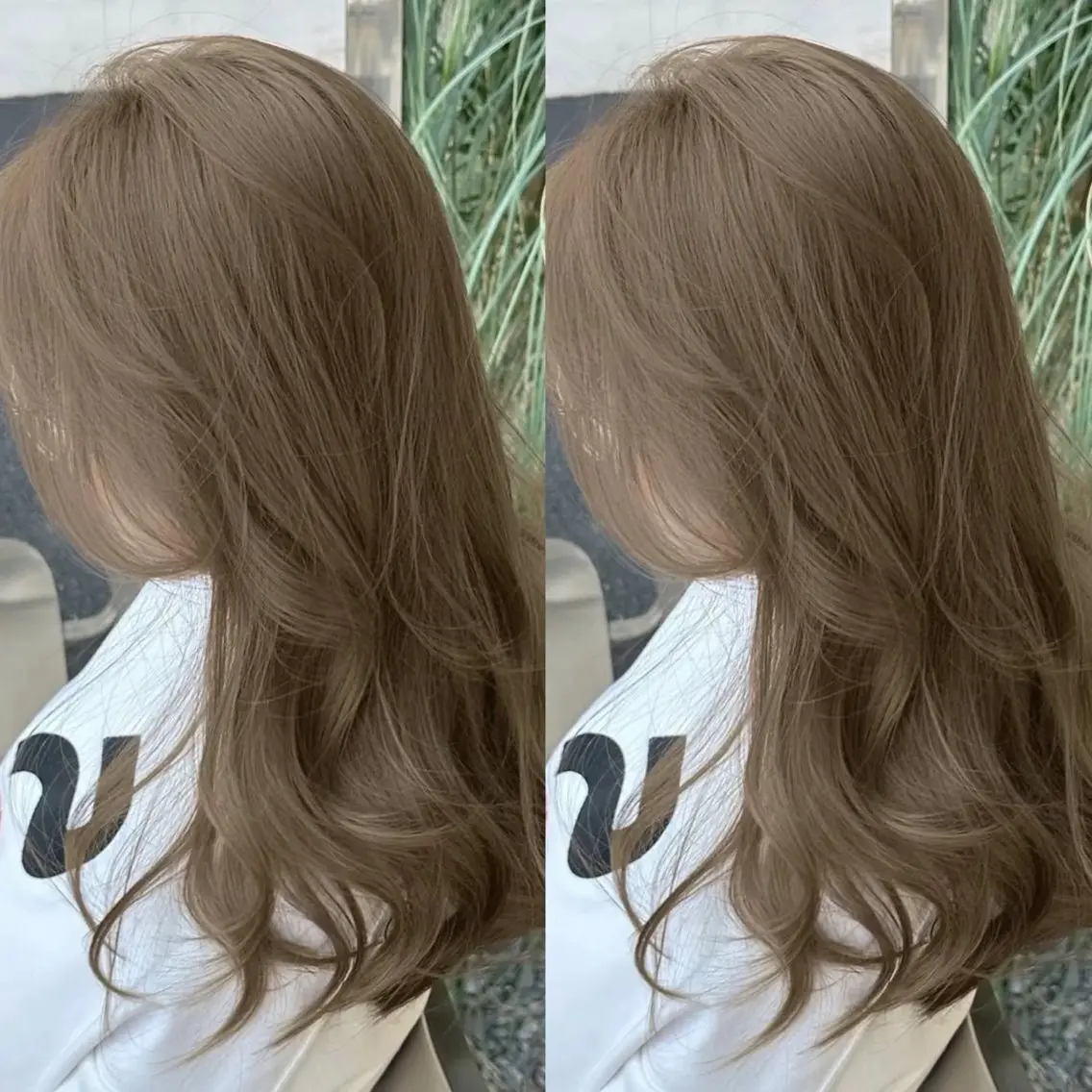 セミロング 簡単ワンカールレイ ヤーカット清水隆央のヘアスタイル