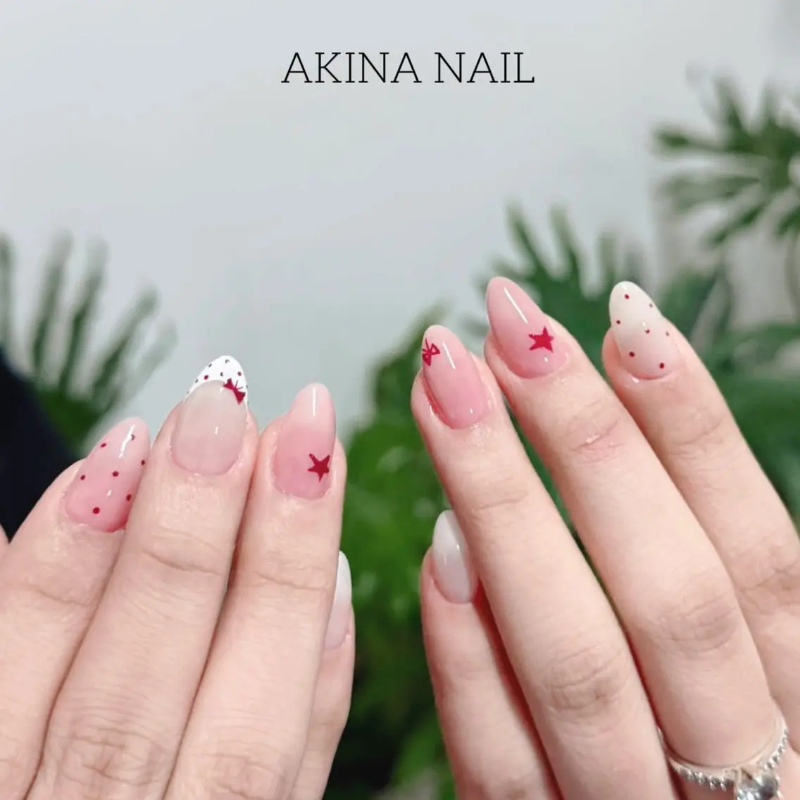 セミロング ハンドネイル Akina Nail 亀戸のネイルデザイン