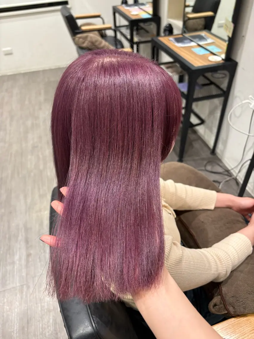 ミディアム ヘアカラー ひな/ カラーモデル🌼のヘアスタイル