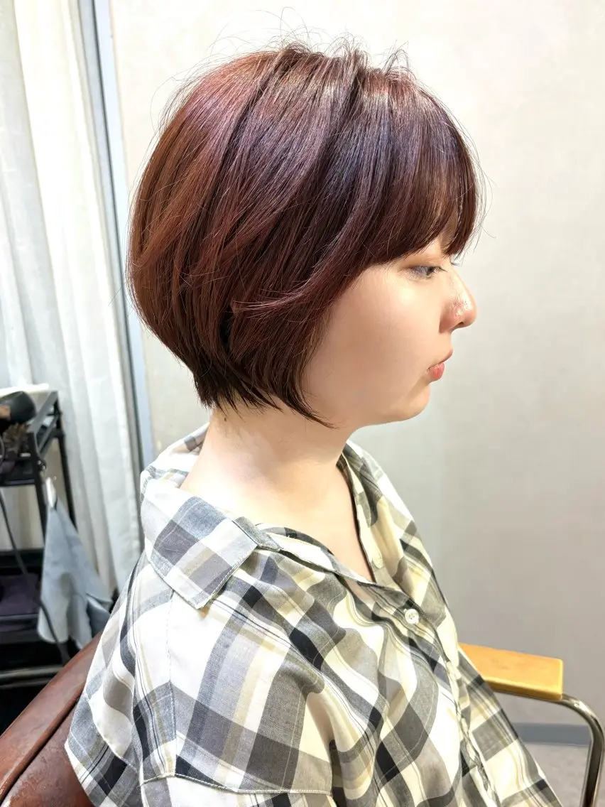 ショート カット ヘアカラー 野口 咲愛のヘアスタイル