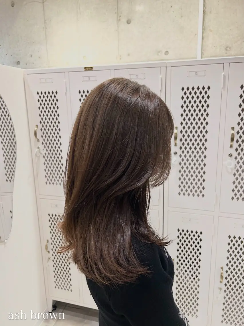 ミディアム ヘアカラー 似合わせカット&艶 カラー🤍ヒナタ🤍のヘアスタイル