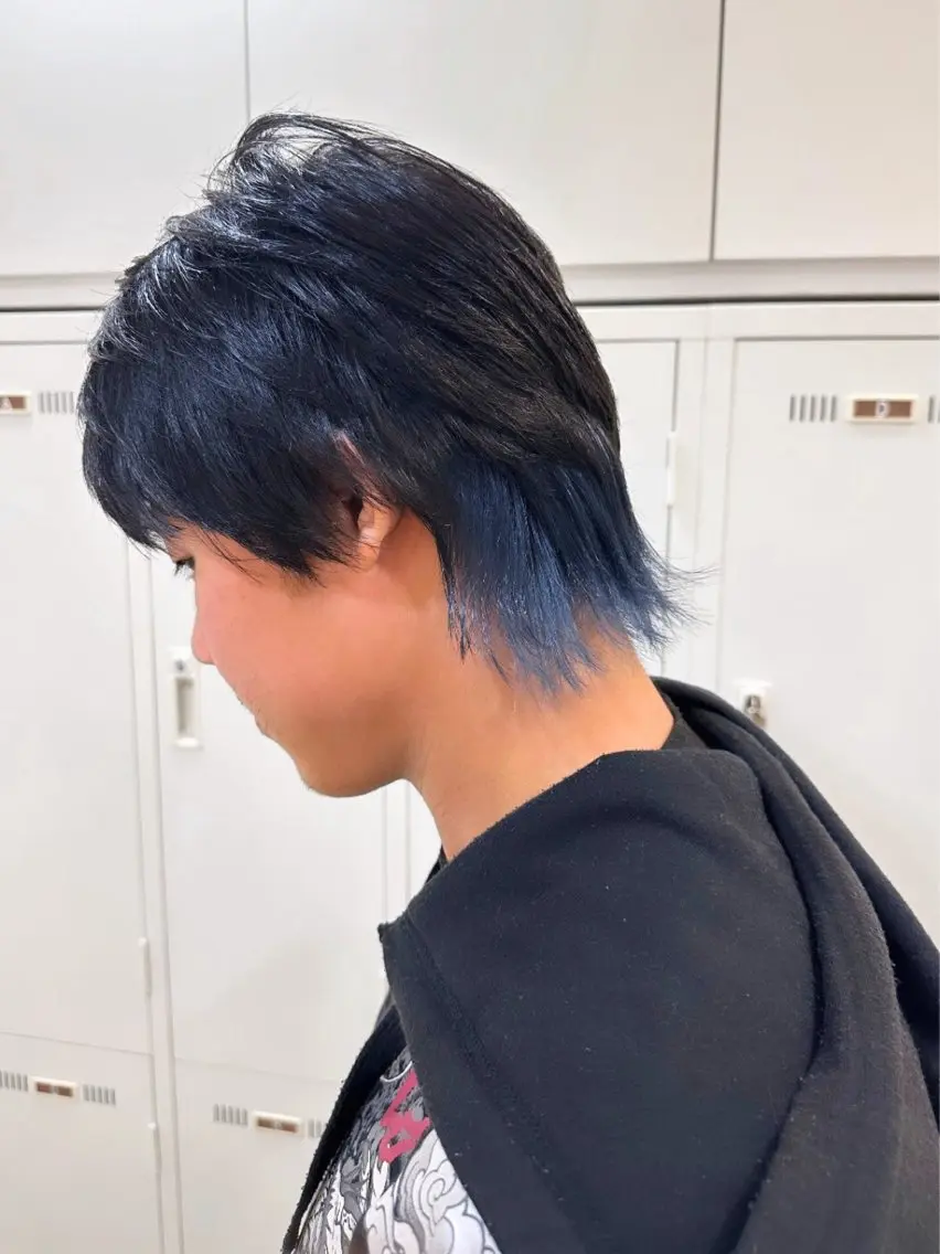 ショート メンズ ヘアカラー 柔らか透明感カラー/ 内田圭祐のヘアスタイル
