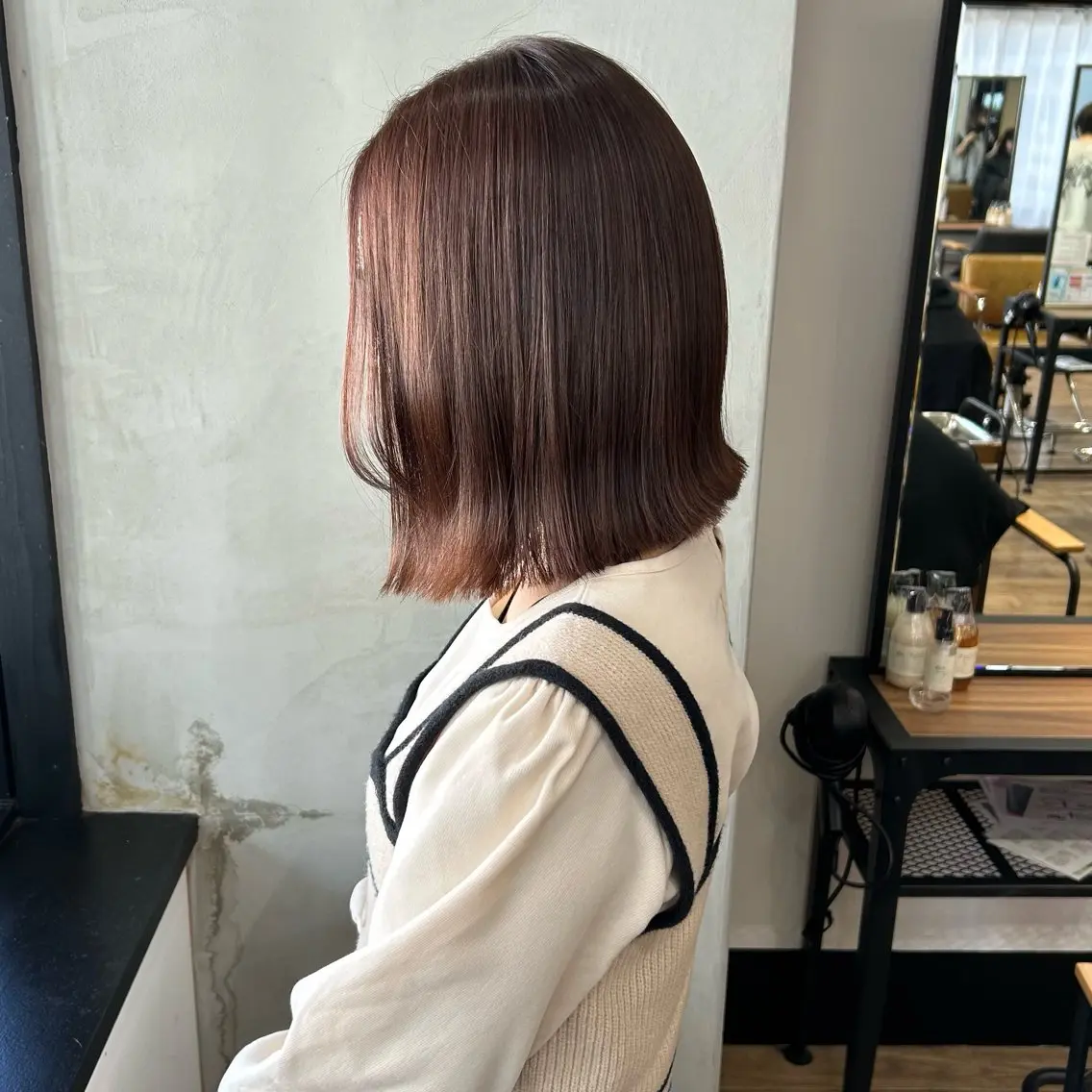 ミディアム カラー カット トリートメント otoha✳︎ くすみ艶カラーのヘアスタイル