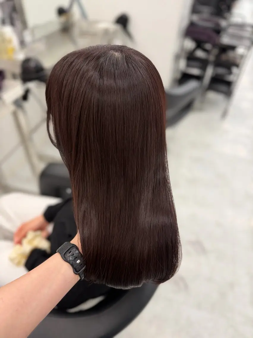 カラー カット ヘアカラー トリートメント 透明感カラー🎀艶髪 Anju/渋谷🎀のヘアスタイル