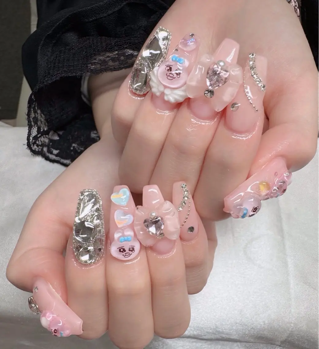 ネイル アートネイル 成人式 ジェルネイル ニュアンスネイル 夏ネイル ハンドネイル neco H.babynailのネイルデザイン