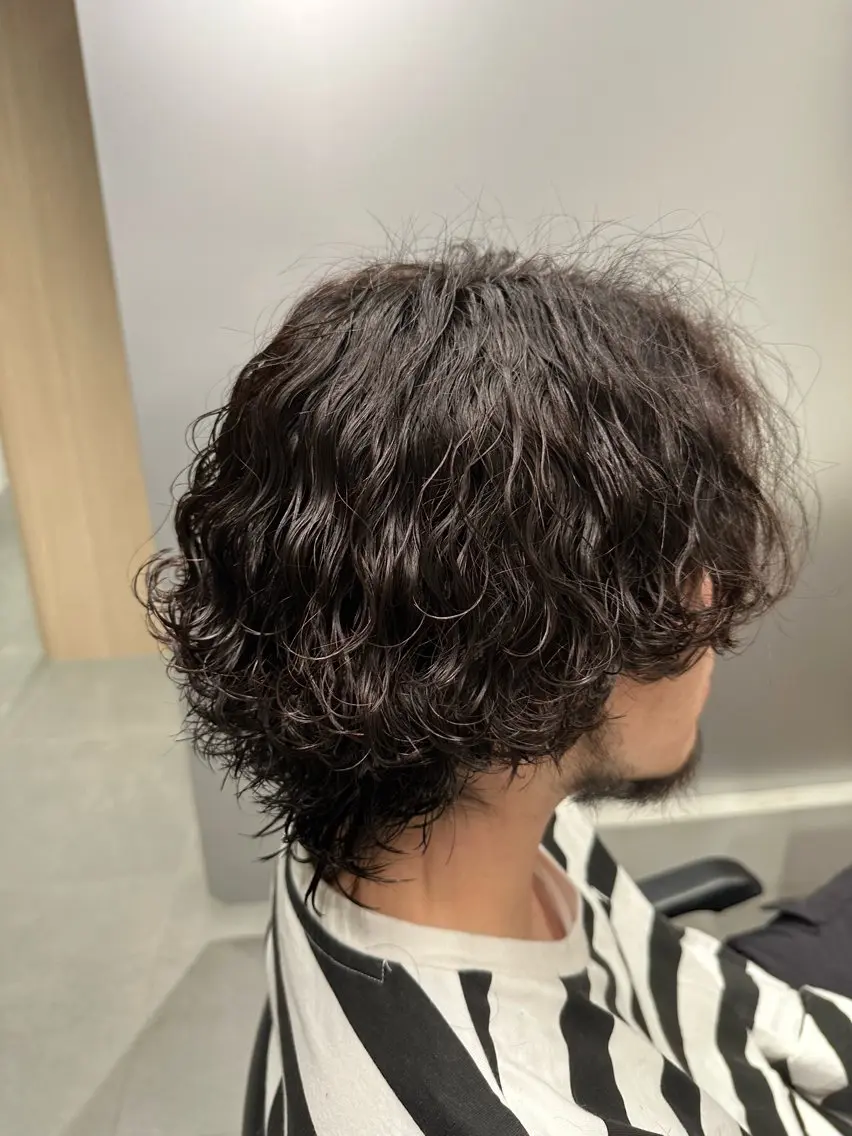 ショート パーマ メンズ パーマ 立川メンズパーマ職人 店長/小泉文人のヘアスタイル