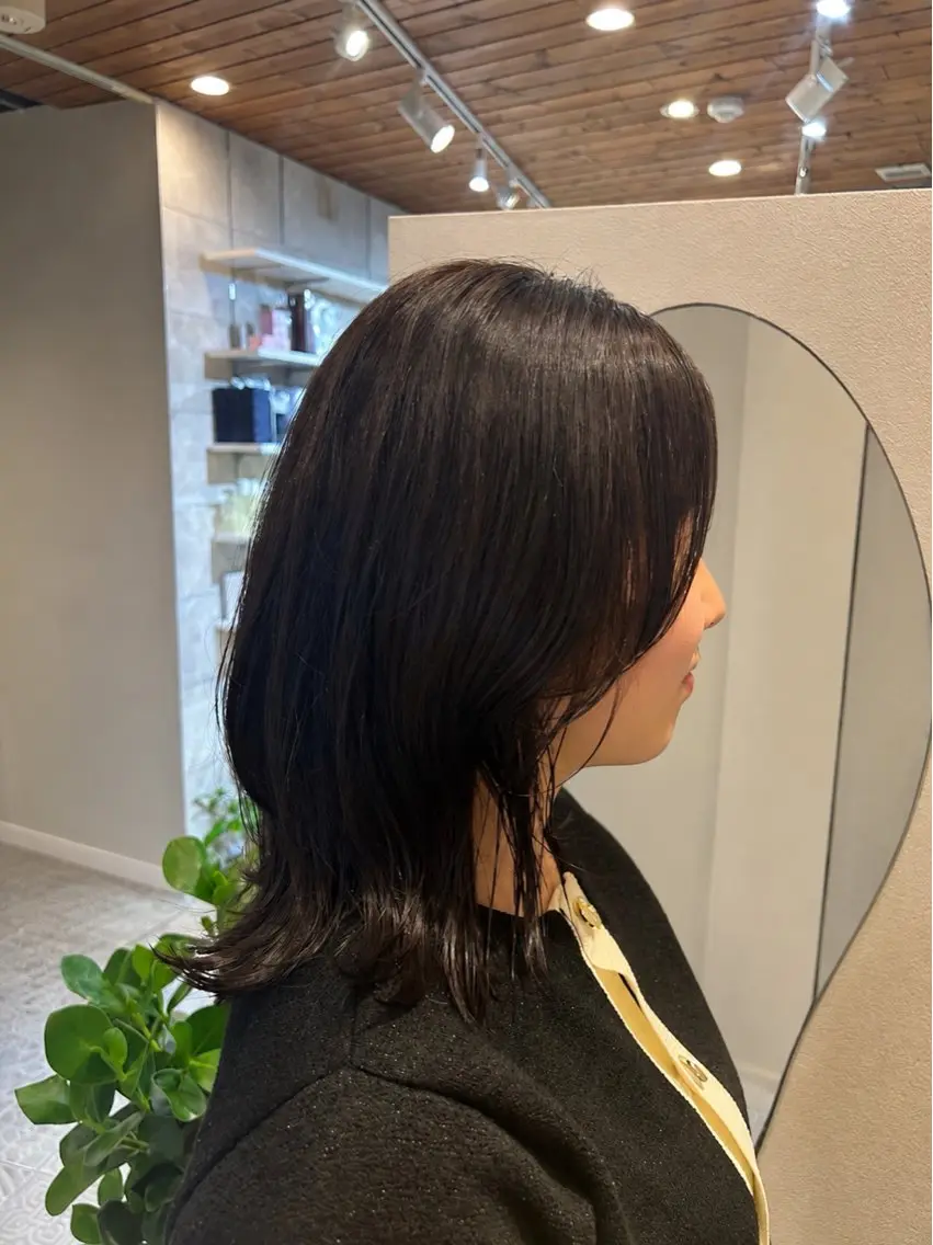 ミディアム ヘアカラー 似合わせカット&艶 カラー🤍ヒナタ🤍のヘアスタイル