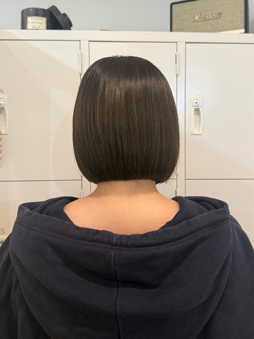 ショート カラー ボブ カット ヘアカラー トリートメント yutaka/レイヤ ーカット/髪質改善のヘアスタイル