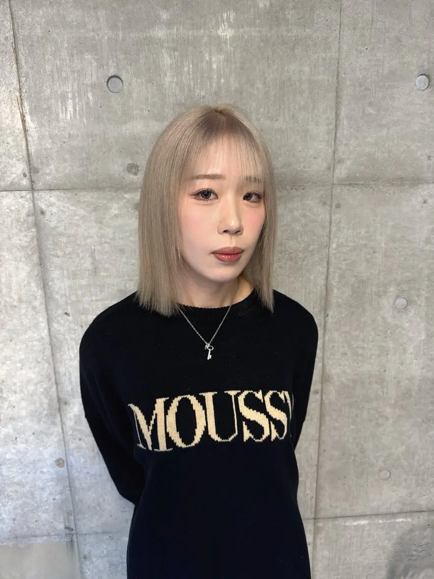 ミディアム カラー ヘアカラー トリートメント パーマ/カラー/ 特化🍇こ〜へい🍇のヘアスタイル