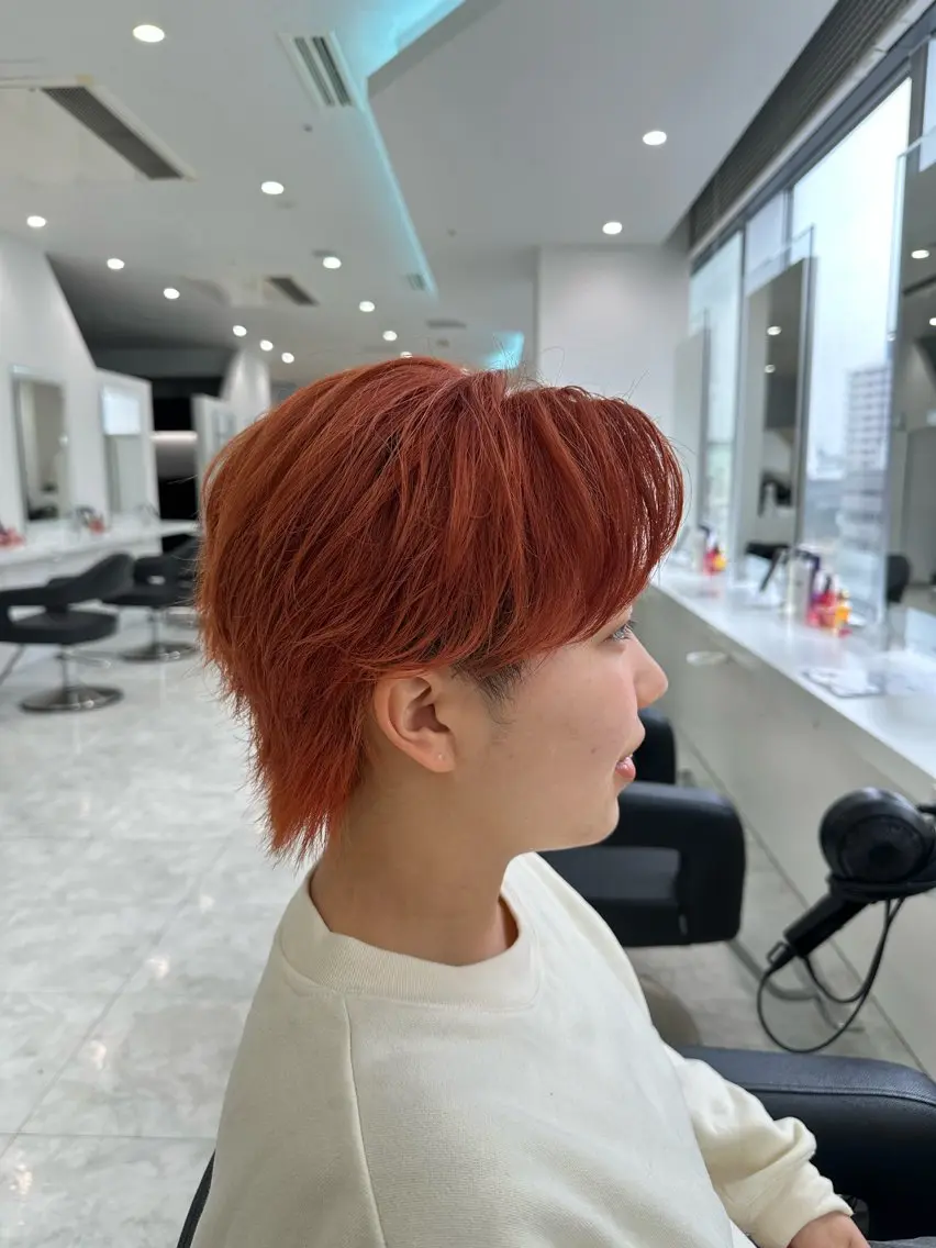 カラー メンズ ケアカラー カット ヘアカラー トリートメント ヘッドスパ 🐺韓国風メンズ特化 あさひ🐺のヘアスタイル