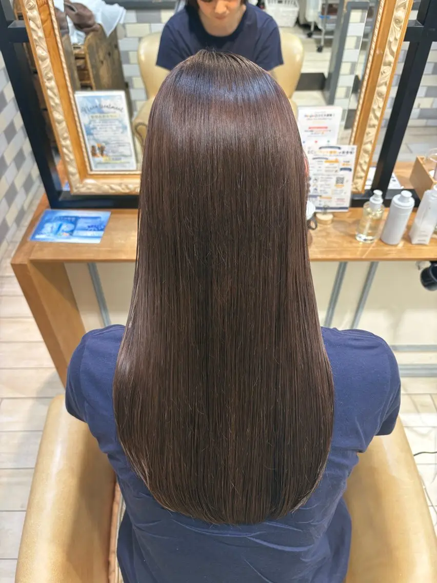 ロング ヘアカラー トリートメント SUZUKIAIRI メンズ/艶髪カラーのヘアスタイル