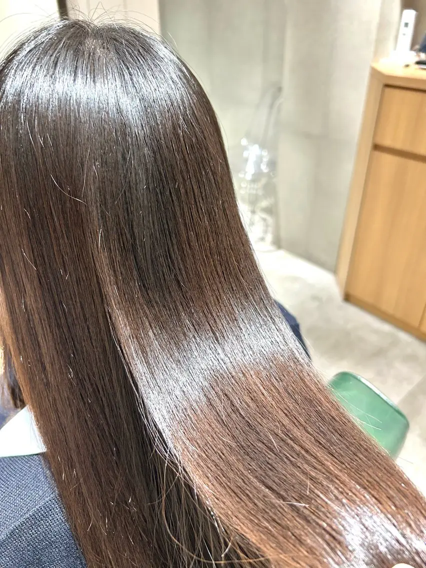 ロング 髪質改善 縮毛矯正 トリートメント 茅ヶ崎/縮毛矯正/ ソノカのヘアスタイル