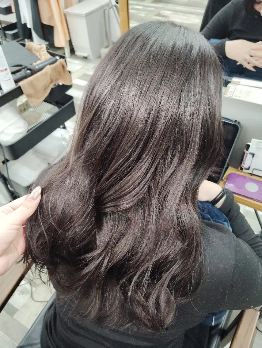 ミディアム カット トリートメント 髪質改善🪽 森川☜ ☜ のヘアスタイル