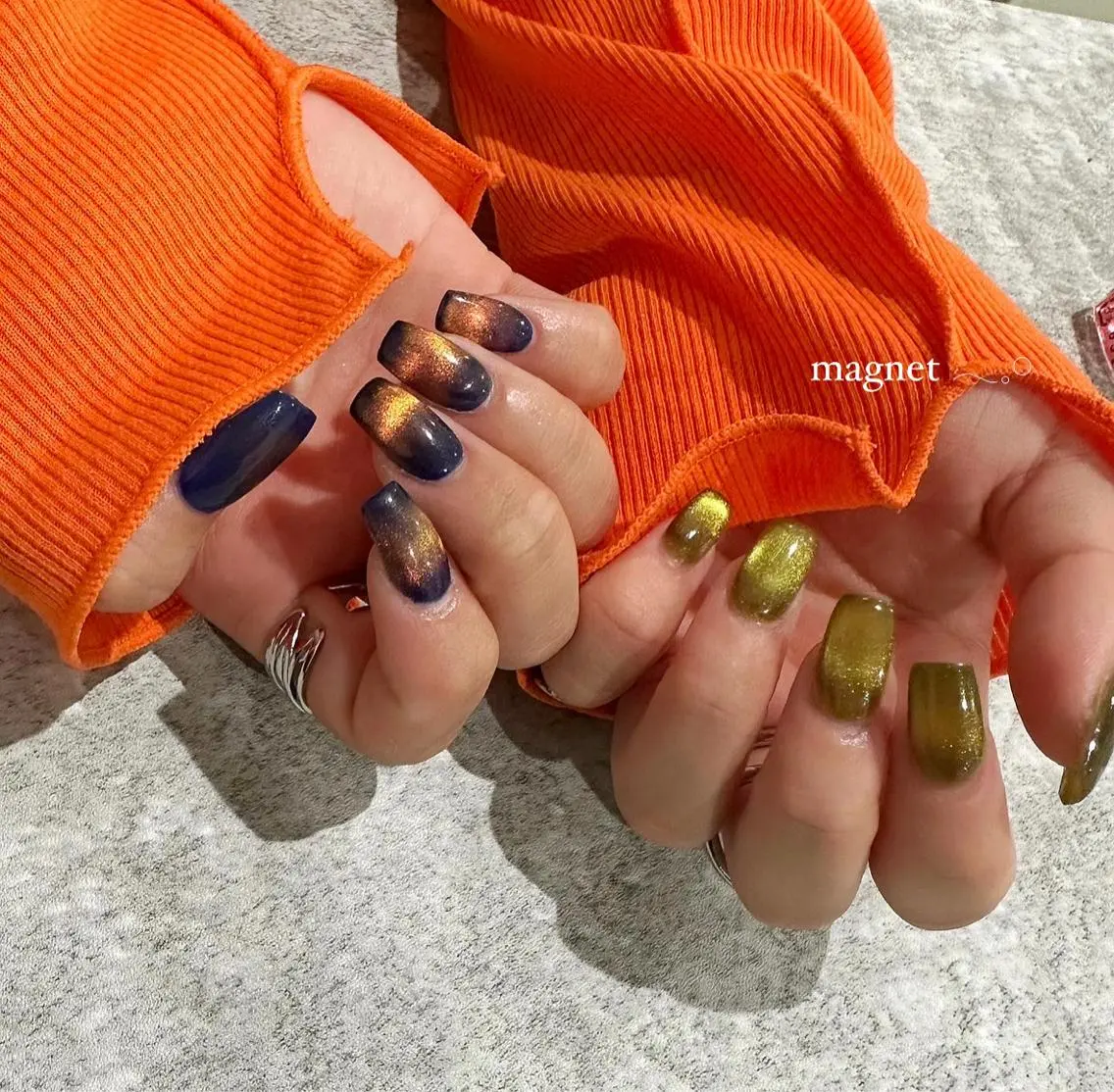 ネイル マグネットネイル nailsalon  TORONのネイルデザイン