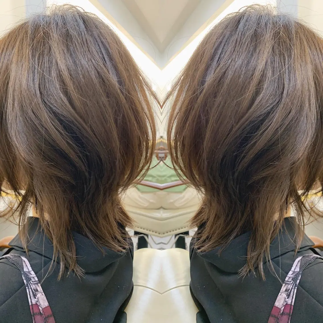 ミディアム くびれヘア 外ハネヘア カット H (エイチ) 烏丸御池店のヘアスタイル