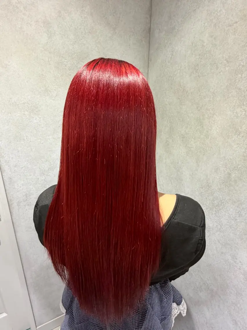 ロング ヘアカラー 鎌倉 珠莉のヘアスタイル