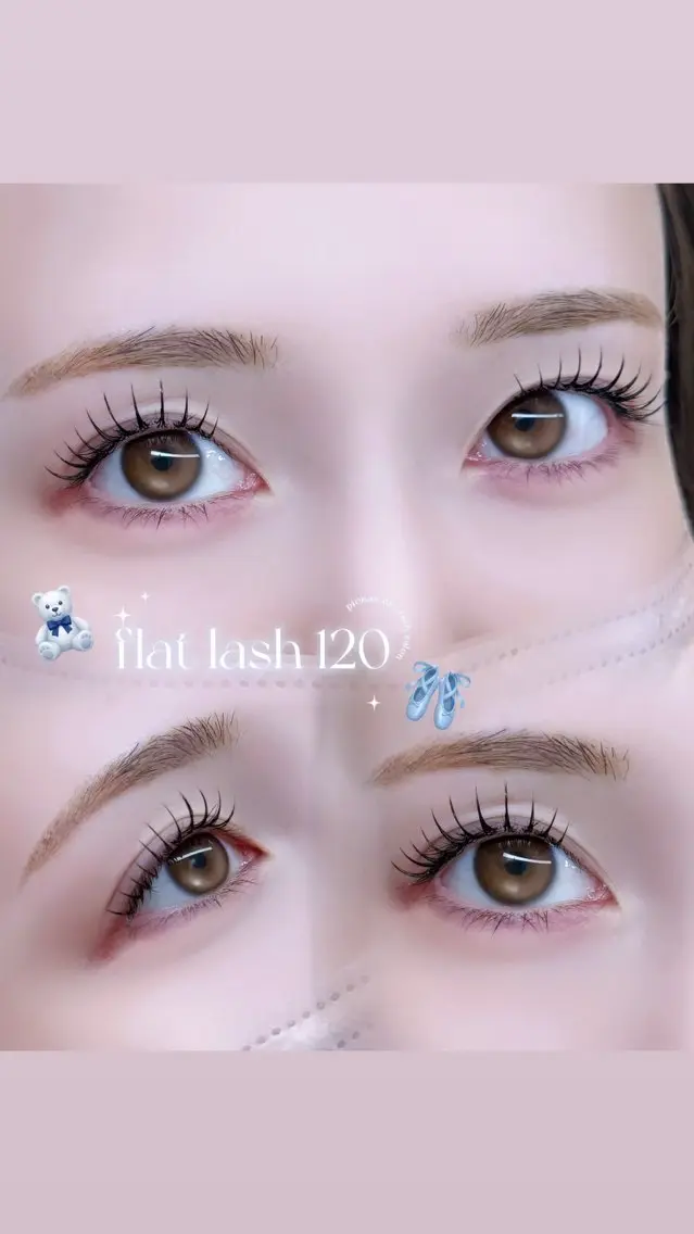 【学割U24】flat lash 100〜120本まで🤍の写真